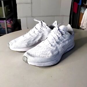 Nike Zoom Pegasus Men's Silver White Running Athletic Shoes SZ 15